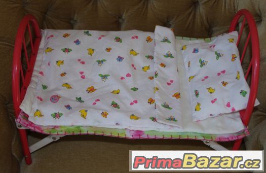 POSTÝLKA PRO PANENKY s peřinkami Baby born Zapf Creations – fotografie 1