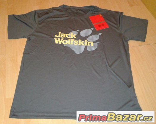 funkční tričko Jack Wolfskin XL šedé doprava zdarma – fotografie 1