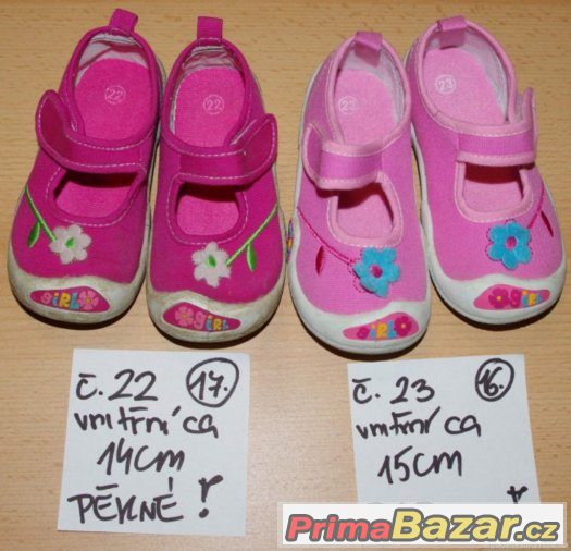 DĚTSKÉ BOTY botičky pro nejmenší 19ks č. cca 19-25 – fotografie 2