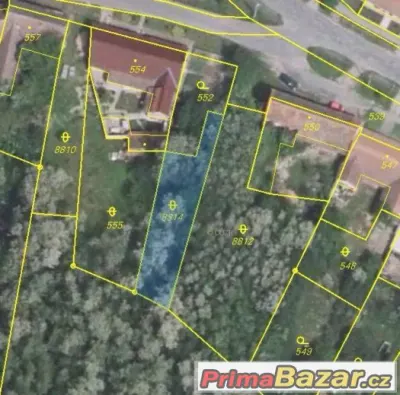 Oleksovice pozemky 2379 m2 v obci 40Kč/m