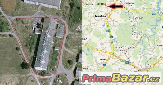 Mirotice Boudy Hala 2000 m2, 2 patrová + poz 5000 m2 – fotografie 3