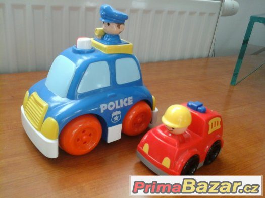 Mé první policejní a hasičské auto, jako nové – fotografie 1