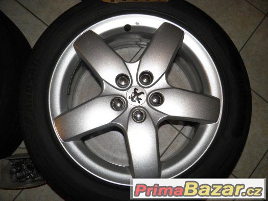 PRODÁNO: 17" Alu kola - 5x108 originál Peugeot 407 sw – fotografie 2