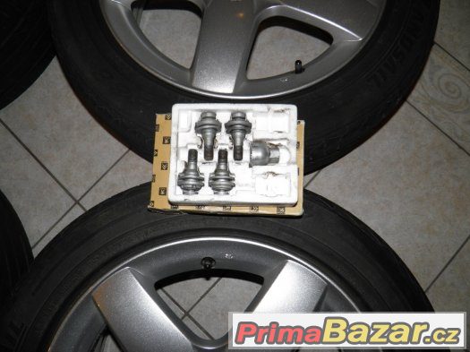 PRODÁNO: 17" Alu kola - 5x108 originál Peugeot 407 sw – fotografie 3