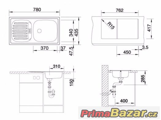 Prodám dřez Blanco flexi mini – fotografie 4