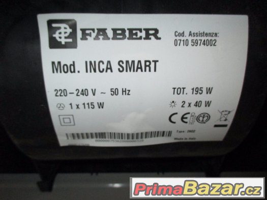 Prodám novou digestoř Faber Inca smart – fotografie 3