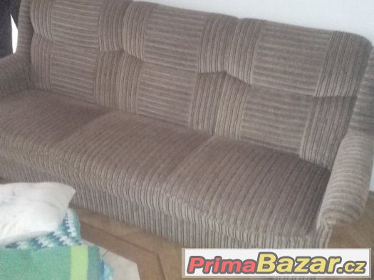Prodám (sedací soupravu) gauč+2 křesla – fotografie 1