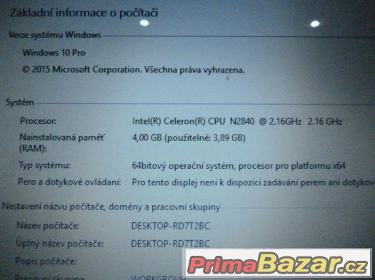 LENOVO IdeaPad 100-15IBY+Brasna – fotografie 5