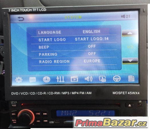 Autoradio+Autozesilovač+Autobasák (komplet) – fotografie 5