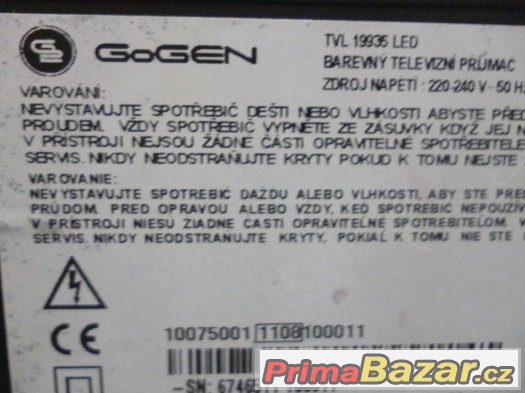Televize Gogen TVL 19935LED "48cm" – fotografie 5