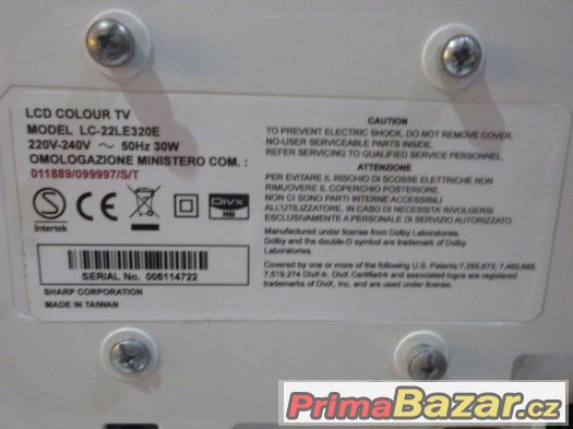 TV Sharp LC-22LE320E "56 cm" – fotografie 3