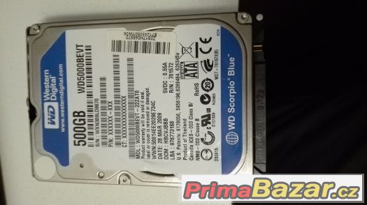 WD Scorpio Blue - 500GB – fotografie 2