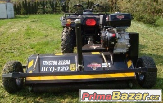 Mulčovač za čtyřkolku BCQ-120 s benzínovým motorem 18 Hp – fotografie 4