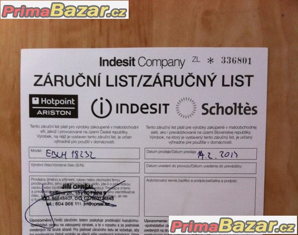 Vestavná kombinovaná chladnička zn. Hotpoint Ariston BCB 31 AAA E C 03 – fotografie 6