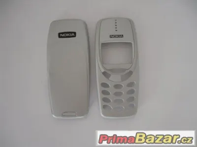 Kryt originální Nokia 3310, stříbrný.
