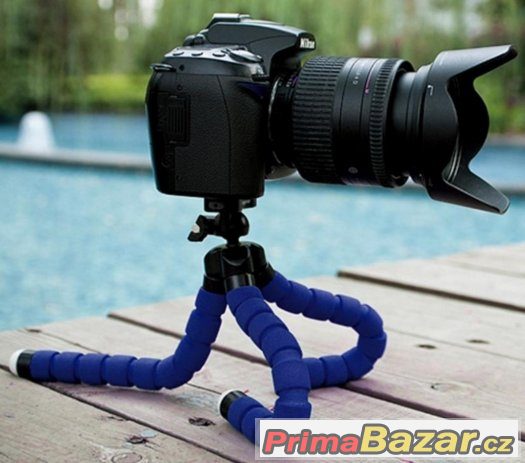 Ohebný flexi stativ tripod Braun - nové – fotografie 1