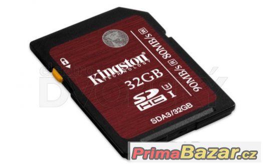 Prodám Paměťovou kartu Kingston SDHC 16GB UHS-I U3 – fotografie 1