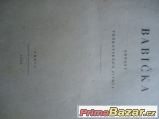 Kniha Babička, vydání roku 1948 – fotografie 2