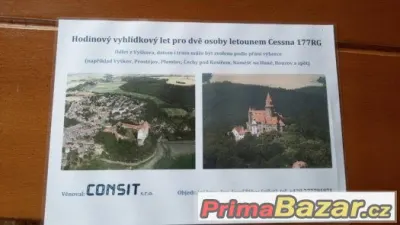 Vyhlídkový let letadlem pro 2 osoby