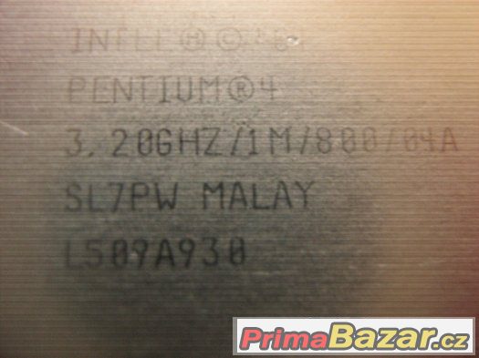 prodám Procesor Intel Pentium 4 3.20GHz – fotografie 2