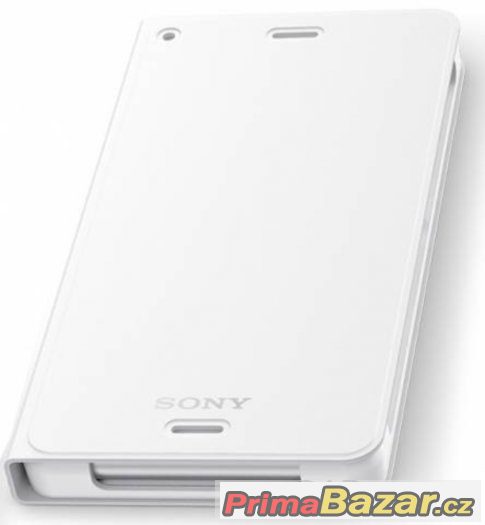 Flipové pouzdro Sony Xperia Z3 WCR14, bílé – fotografie 1