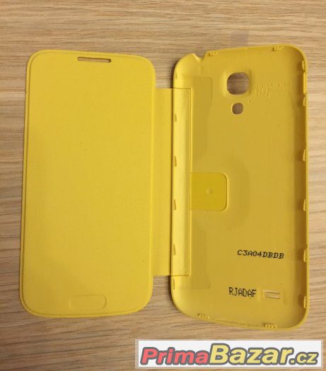Samsung flipové pouzdro pro Galaxy S4 mini - žluté - Nové – fotografie 2
