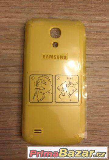 Samsung flipové pouzdro pro Galaxy S4 mini - žluté - Nové – fotografie 3
