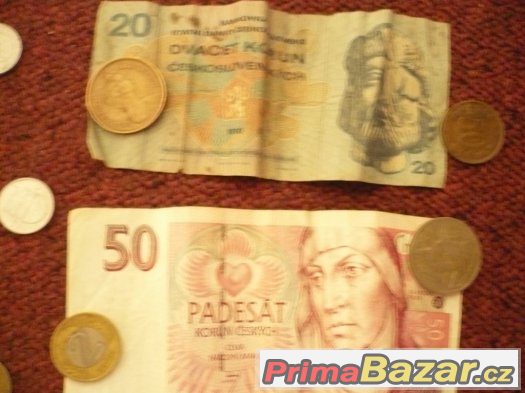Prodám staré mince a bankovky – fotografie 1