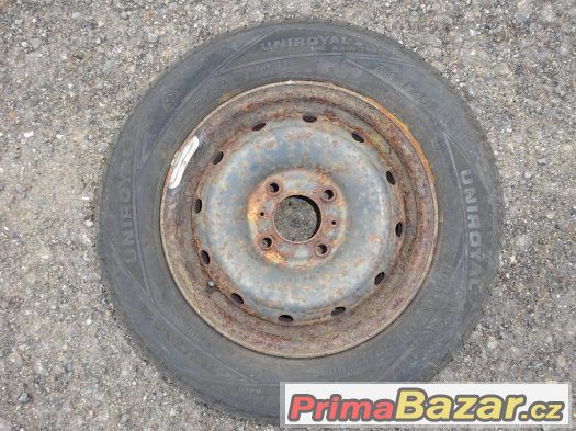 2 kola + 1 pneu - 165/70 R13 - použitá – fotografie 4