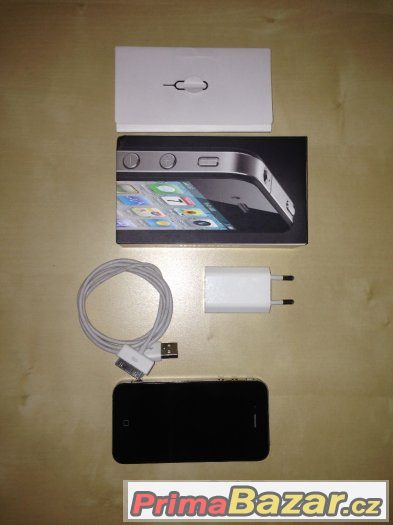 Apple iPhone 4 16GB černý - TOP STAV – fotografie 2