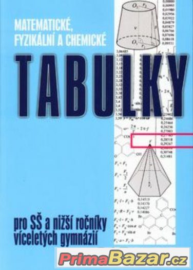 matematické, fyzikální a chemické tabulky – fotografie 1