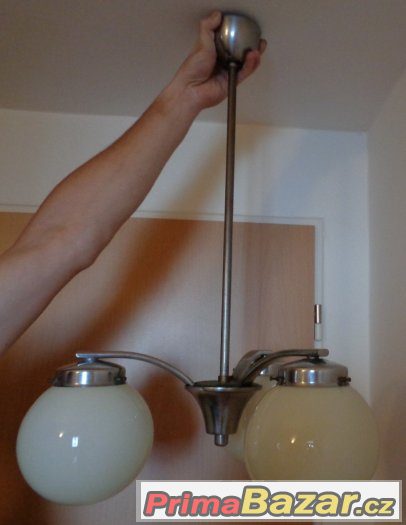 Art Deco Lustr 30, léta v pěkném původním stavu – fotografie 3