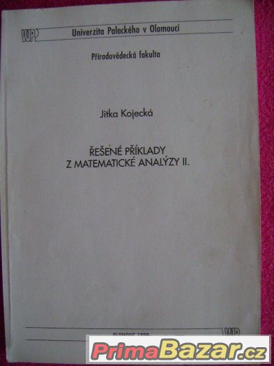 Řešené příklady z matematické analýzy II. – fotografie 1