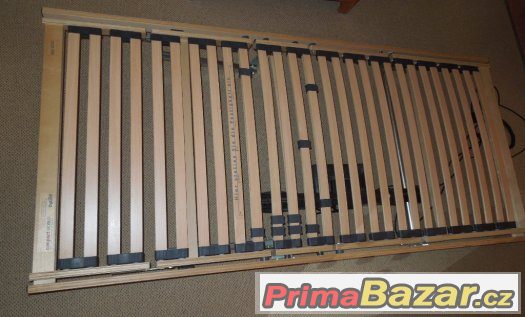 Motorový polohovací rošt 90x200 cm a rám postele – fotografie 5