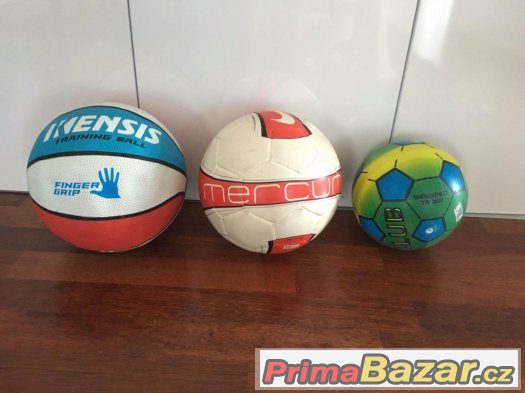 Fotbal a basketbal míč – fotografie 1