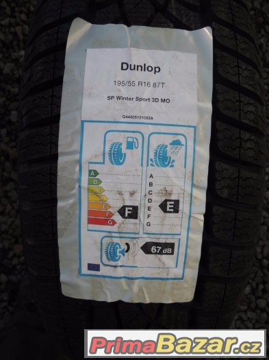4x nové zimní Dunlop SP WinterSport 3D 195/55/16 87T – fotografie 3