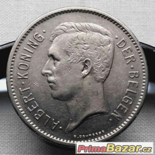 5 franků 1930, Albert I., Belgie – fotografie 2