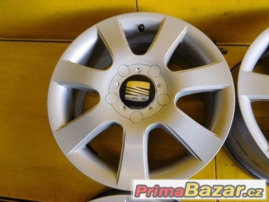 Seat Toledo, Leon 5x112 R16 ET50 - 4x orig. ALU disky Seat – fotografie 4