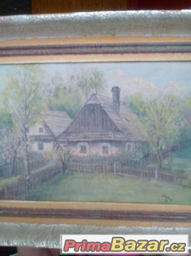 Prodám obraz z roku 1953 – fotografie 3