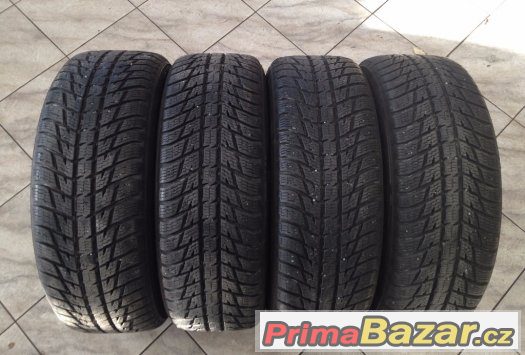 SUBARU ZIMNÍ KOLA Nokian 225/60 17 pěkný vzorek 8mm – fotografie 3