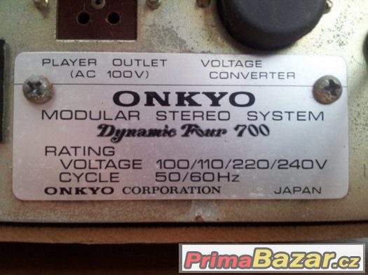 SLEVA - Zesilovač s tunerem ONKYO DYNAMIC FOUR 700 – fotografie 3