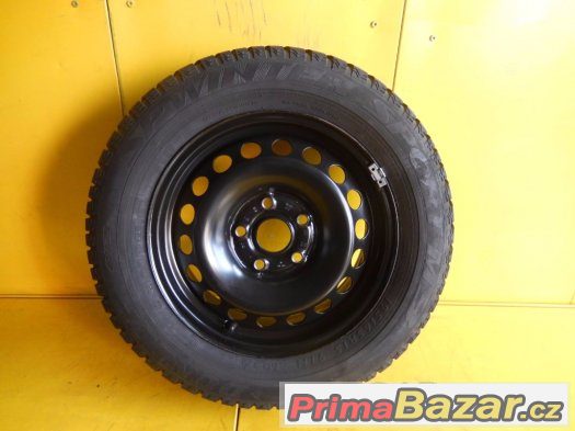 5x112 R15 Škoda Octavia II,VW Golf V - zimní plechová sada – fotografie 1