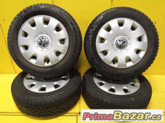 VW Golf V,VI - zimní plechová sada 5x112 R15 – fotografie 1