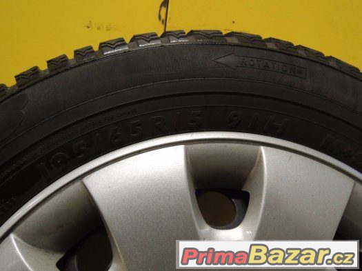 VW Golf V,VI - zimní plechová sada 5x112 R15 – fotografie 3