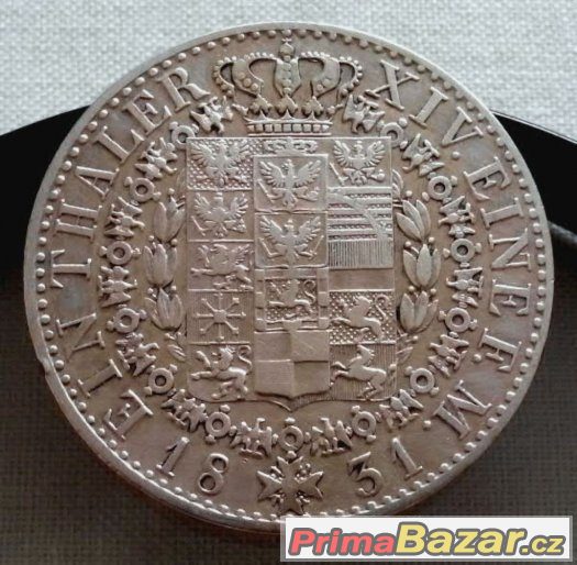 Tolar 1831 A, Fridrich Vilém III., Prusko – fotografie 1