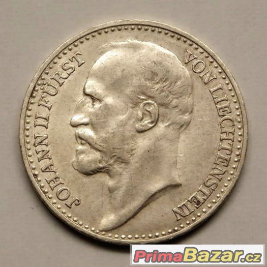 Koruna 1910, Johann II. von Liechtenstein – fotografie 2