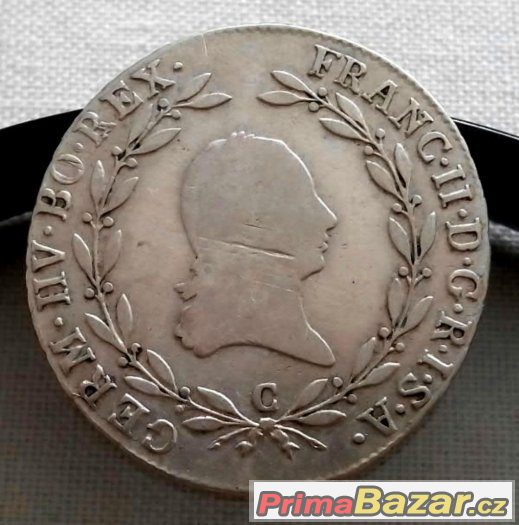 20 krejcarů 1804 C, František II., Praha – fotografie 2