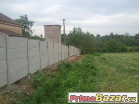 Betonový plot- betonové oplocení- betonové ploty Top ceny – fotografie 2