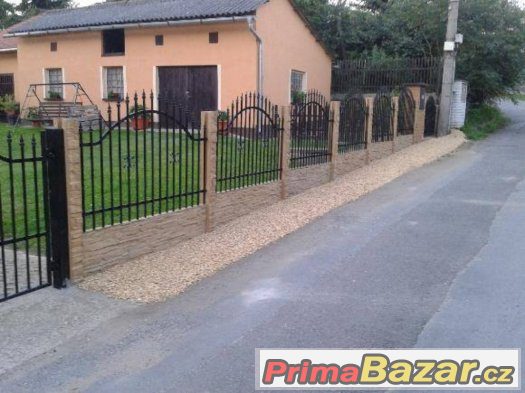 Betonový plot- betonové oplocení- betonové ploty Top ceny – fotografie 5