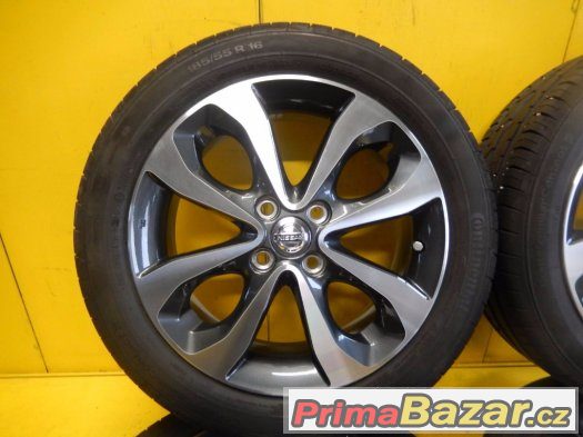 Nissan Note,Nissan Micra - orig. letní ALU sada 4x100 R16 – fotografie 2